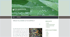 Desktop Screenshot of koi-karpfen.at